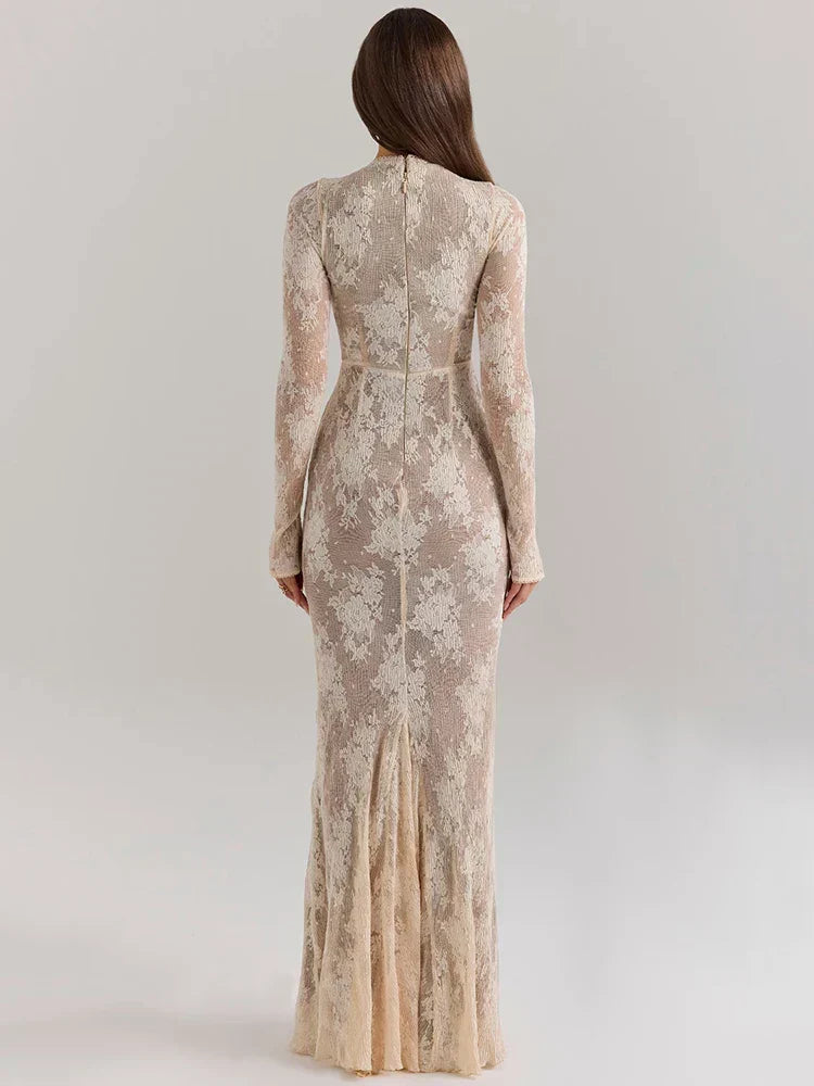 שמלת תחרה-סולנה