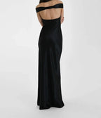 שמלת סאטן-שרין