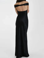 שמלת סאטן-שרין