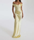 שמלת סאטן-שרין