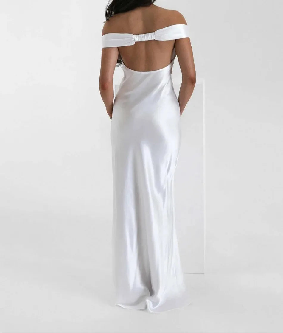 שמלת סאטן-שרין