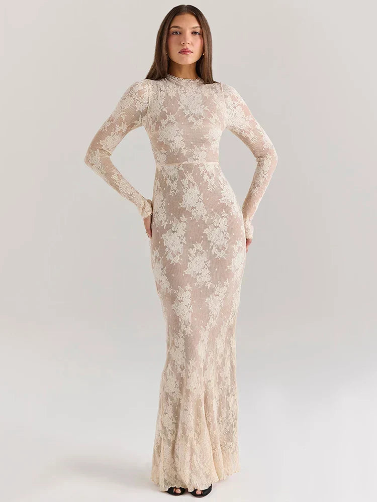 שמלת תחרה-סולנה