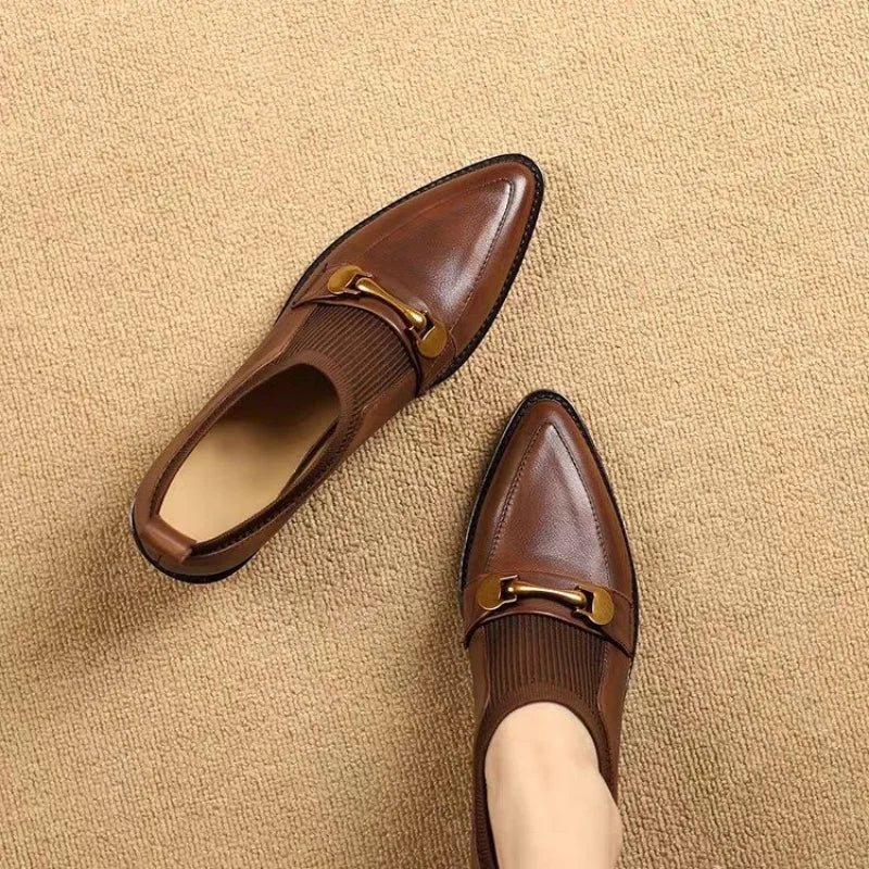 Ami - נעלי מוקסין עקב דגם