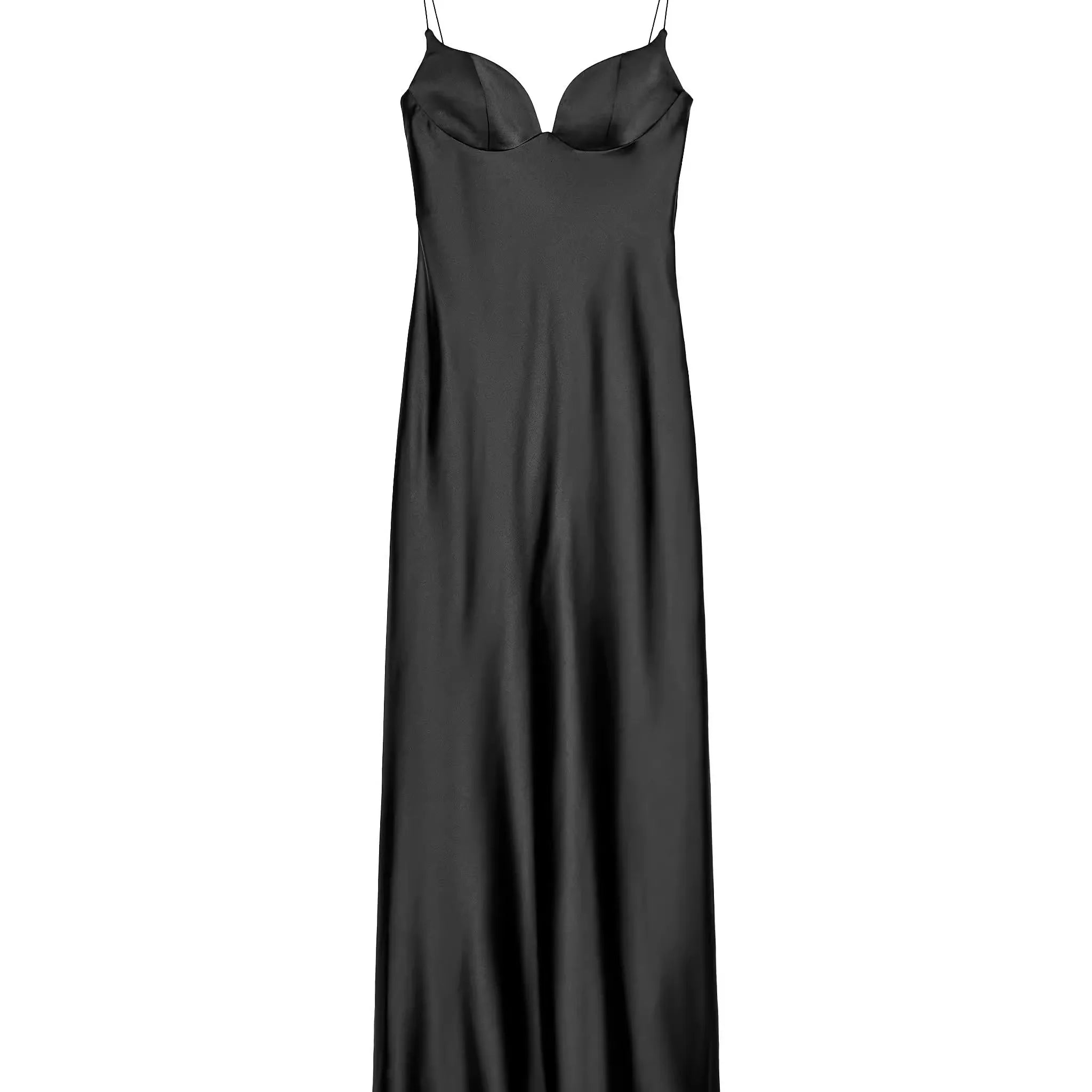 שמלת סאטן-נעם