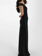 שמלת סאטן-שרין