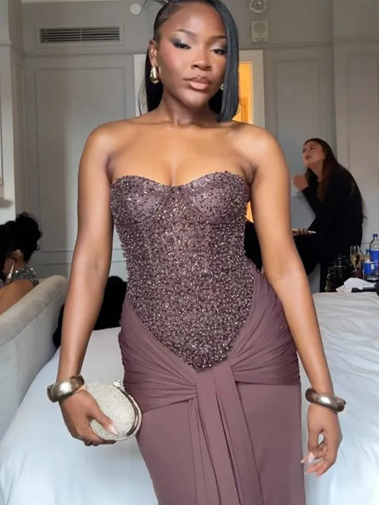 שמלת מקסי-יעל